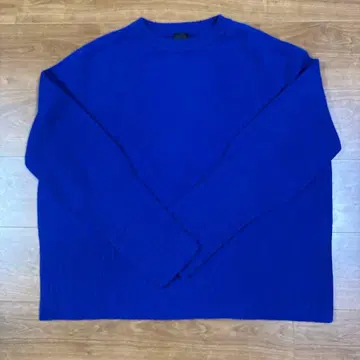 Spick & Span 크루넥 니트 긴팔 파랑