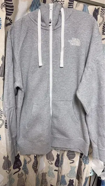 THE NORTH FACE 그레이 풀 지퍼 후디 L 사이즈