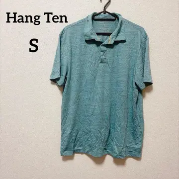 Hang Ten [ S ] 그린 피케 셔츠 캐주얼 넉넉한 핏
