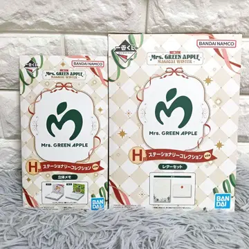 Mrs. GREEN APPLE 레터 세트 & 입체 메모 제일복권