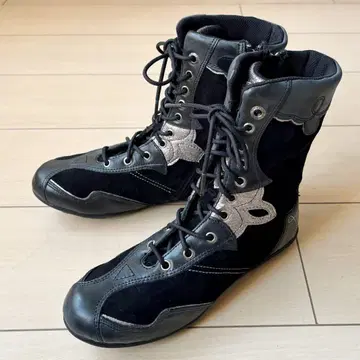 새상품 제오 GEOX 사이드 지퍼 부츠 가죽 스웨이드 37 블랙