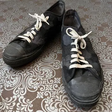 [레어] 넘버 나인 블랙 패치워크 스니커즈