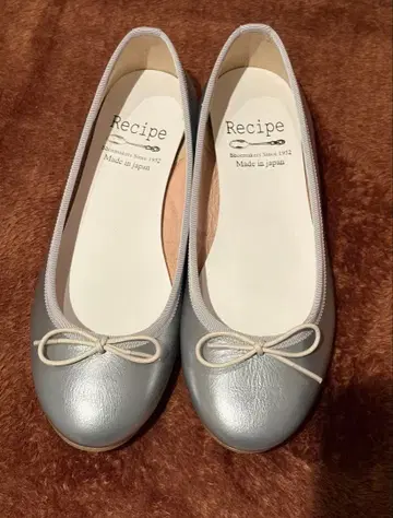 Recipe 실버 발레 슈즈 22.0