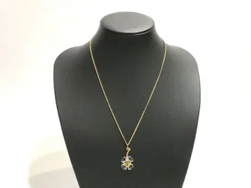 스와로브스키 SWAROVSKI 목걸이 크리스탈 클로버 골드 계열