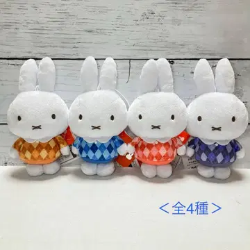 미피 봉제 인형 마스코트 아가일 컴프 세트 브루나