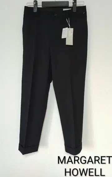 새상품 마가렛호웰 코튼 팬츠 트라우저 블랙 사이즈 1