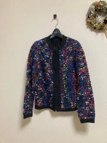 사토 섬유 Sato-Seni 멋진 가디건과 머플러 일본제 시착만 한 상품