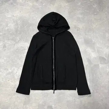 폭시 FOXEY 리브 니트 후드 벨로아 테이프