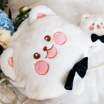 공준 사모예드 도그 개 20cm 옷 갈아입기 봉제 인형용 백 퍼 이타백