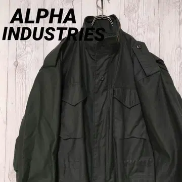 알파사 M-65 필드 자켓 밀리터리 블랙 XL 새상품급