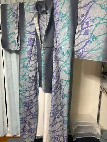 기모노 코몬 로우케츠 염색