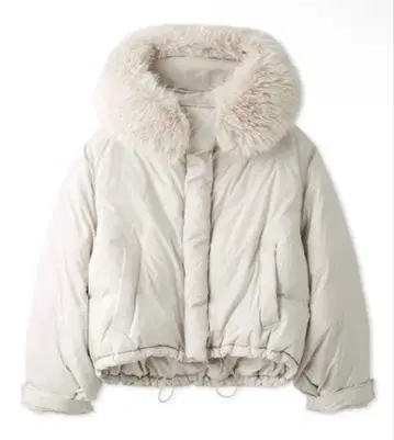 유즈드 SNIDEL 다운 자켓 Ivory 니시카와 콜라보 다운