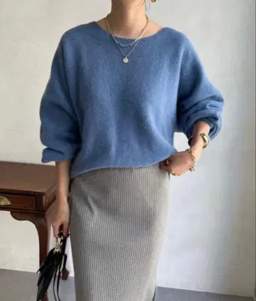 DouDou 폭스 울 풀오버 니트