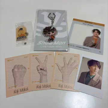 무카이 코지 스노우 칠 아크릴 키링 & CD 특전 모음