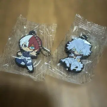 토도로키 쇼토 다비 러버 마스코트 키링 2개 세트