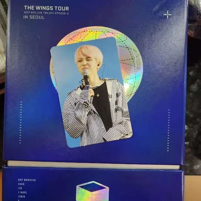 방탄 bts 윙즈 dvd 포카지민