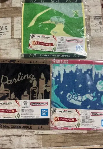 제일복권 Mrs. GREEN APPLE G상 자카드 타월 3개 세트