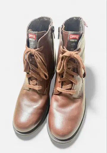 캠퍼 브라운 부츠 고어텍스 39