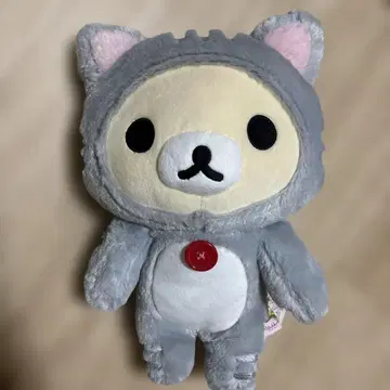 코리락쿠마 뒹굴뒹굴 고양이 봉제 인형 BIG