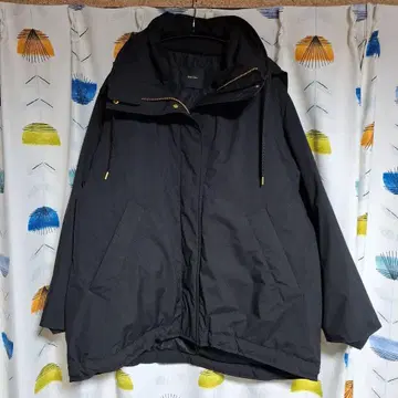 Spick and Span 2WAY 발수 다운 하프 코트 블랙 38