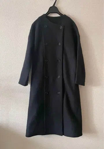 nest Robe 네스트로브 노카라 멜톤 코트 네이비