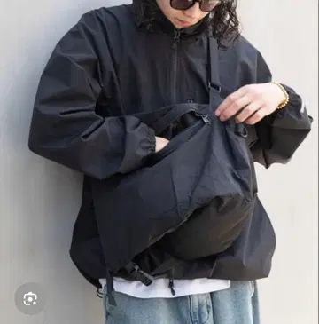 FREAK'S STORE 코튼 나일론 숄더백