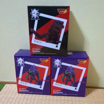 DFORM+ 고질라 & 에반게리온 피규어 세트