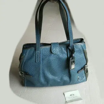 [ 펠레보르사 거의 미사용 ] 파란색 가죽 핸드백