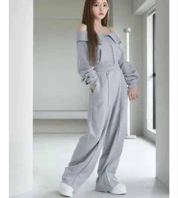 맨투맨 셋업 그레이, 블랙