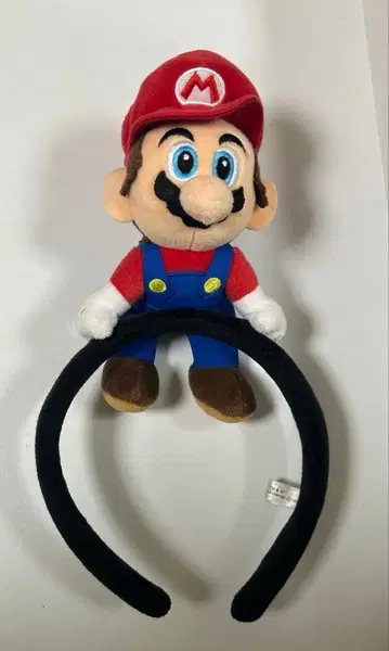 마리오 봉제 인형 머리띠 USJ