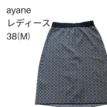 [ 새상품급 ] ayane 기하학 패턴 타이트 스커트 38(M) 여성용