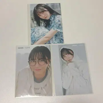 노구치 이오리 엽서 3장 묶음 판매 BRODY 브로디 10월호