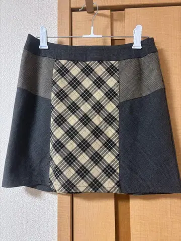 모니카 체크 세트업 앤메리