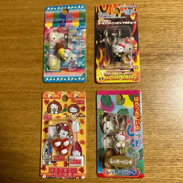 새상품 헬로키티 키링 네개 세트