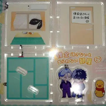 빚을 갚지 않으면 나갈 수 없는 방 큐브 디오라마 아크릴 스탠드