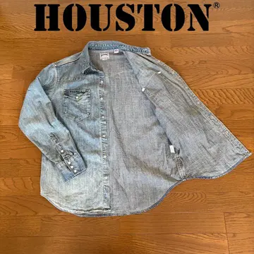 HOUSTON 웨스턴 셔츠 BLEACH | 데님 셔츠 휴스턴