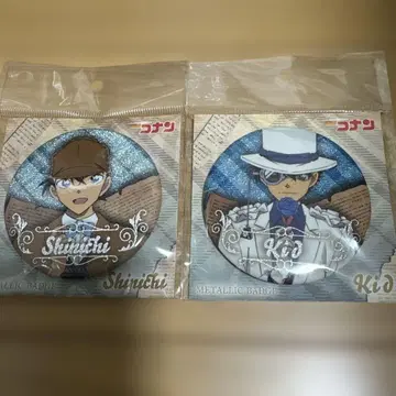 명탐정 코난 쿠도 신이치 & 괴도 키드 캔뱃지