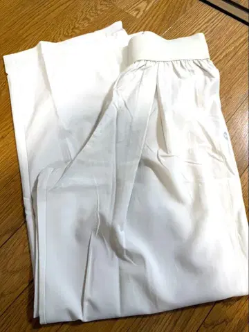 yomoment S 사이즈 하이웨스트 UV 컷 와이드 팬츠