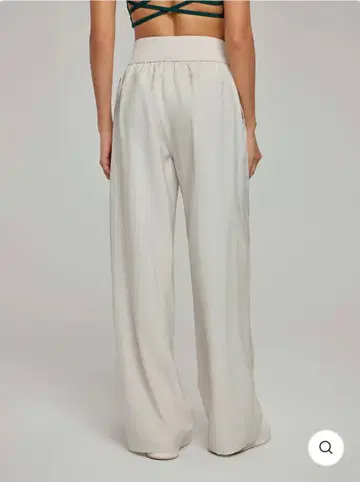 yomoment S 사이즈 하이웨스트 UV 컷 와이드 팬츠