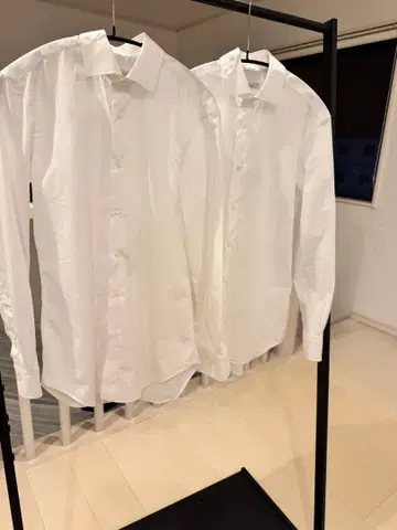 ARCODIO 알코디오 셔츠 화이트 긴팔 셔츠 2장 세트