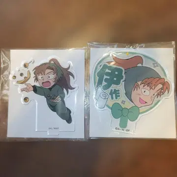 닌타마 란타로 젠포지 잇사쿠 아크릴 스탠드 데코 부채 키체인