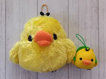 리락쿠마 키이로이트리 봉긋봉긋 봉제 인형 파우치 버섯 백팩 마스코트