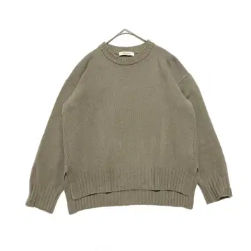 새상품급 데미룩스 빔즈 캐시미어 100% 크루넥 니트 일본제