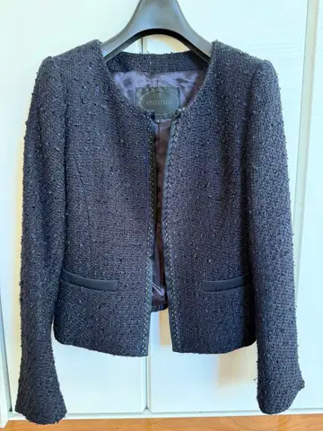 새상품급 언타이틀 라메 트위드 셋업 엄마 여성 수트 졸업 및 입학