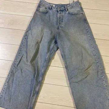 ZARA 라이트 블루 와이드 레그 데님 EUR38