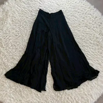 Topshop 와이드 팬츠 (블랙)