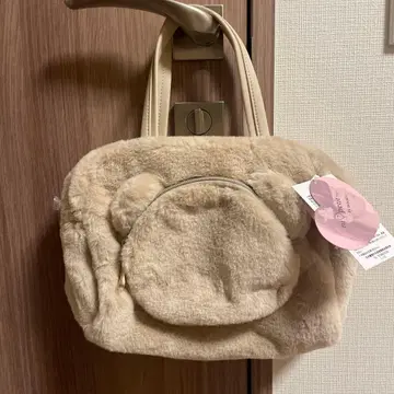 시마무라 아오키 미사코 콜라보 2way 곰 숄더백