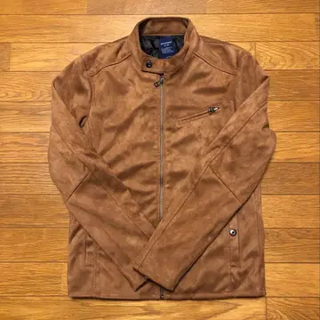 BACK NUMBER 브라운 스웨이드풍 자켓 M