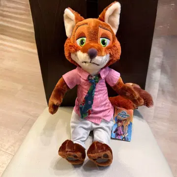 주토피아2 닉 봉제 인형 디즈니 스토어 매장 한정판