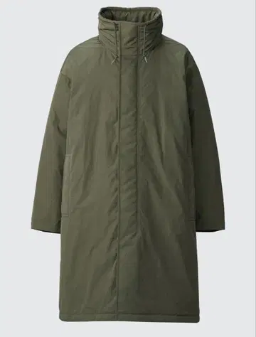 UNIQLO:C 후디드 코트 올리브